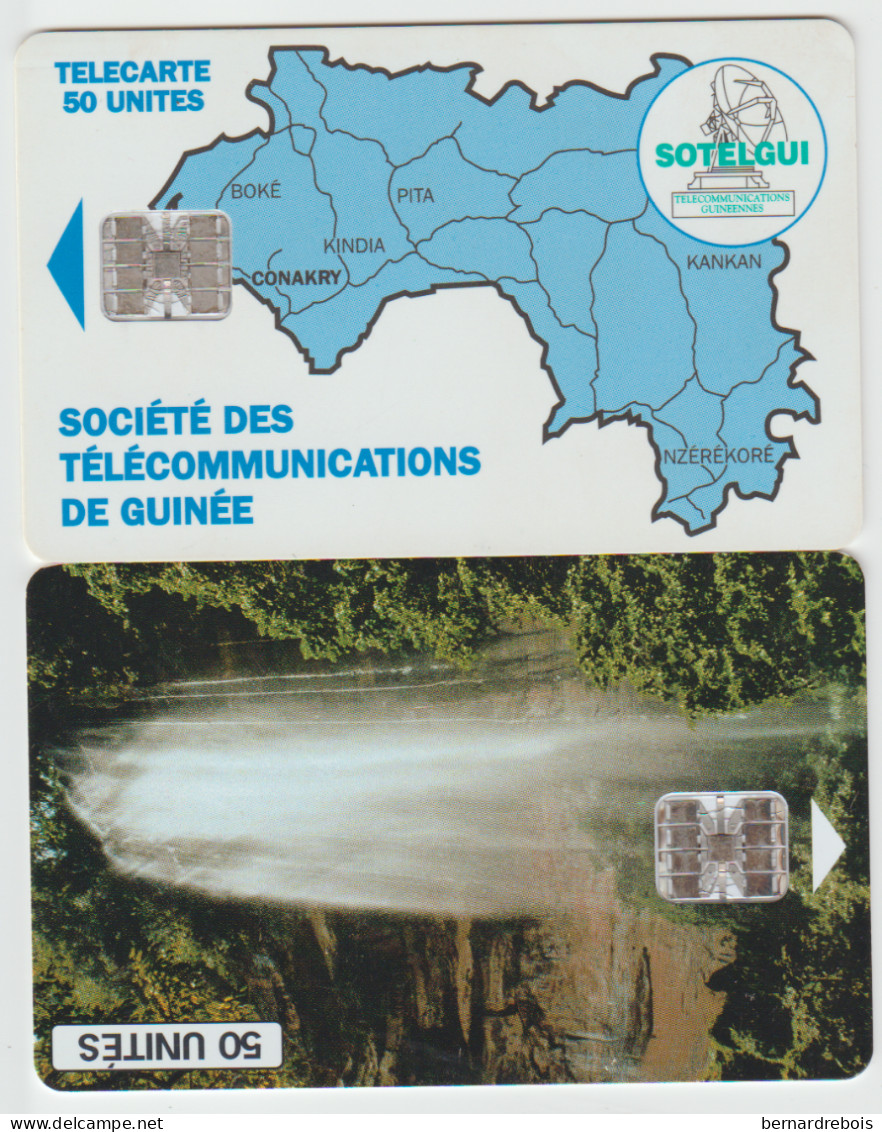 TTC32 - 2 CARTES A PUCE DE DJIBOUTII, Pour 2 € - Guinee