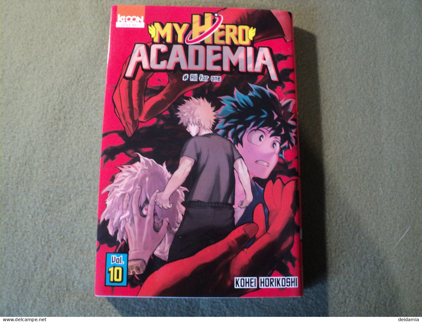 MY HERO ACADEMIA TOME 10. REEDITION DE 2019. KOHEI HORIKOSHI. KI OON ALL FOR ONE. - Mangas [french Edition]