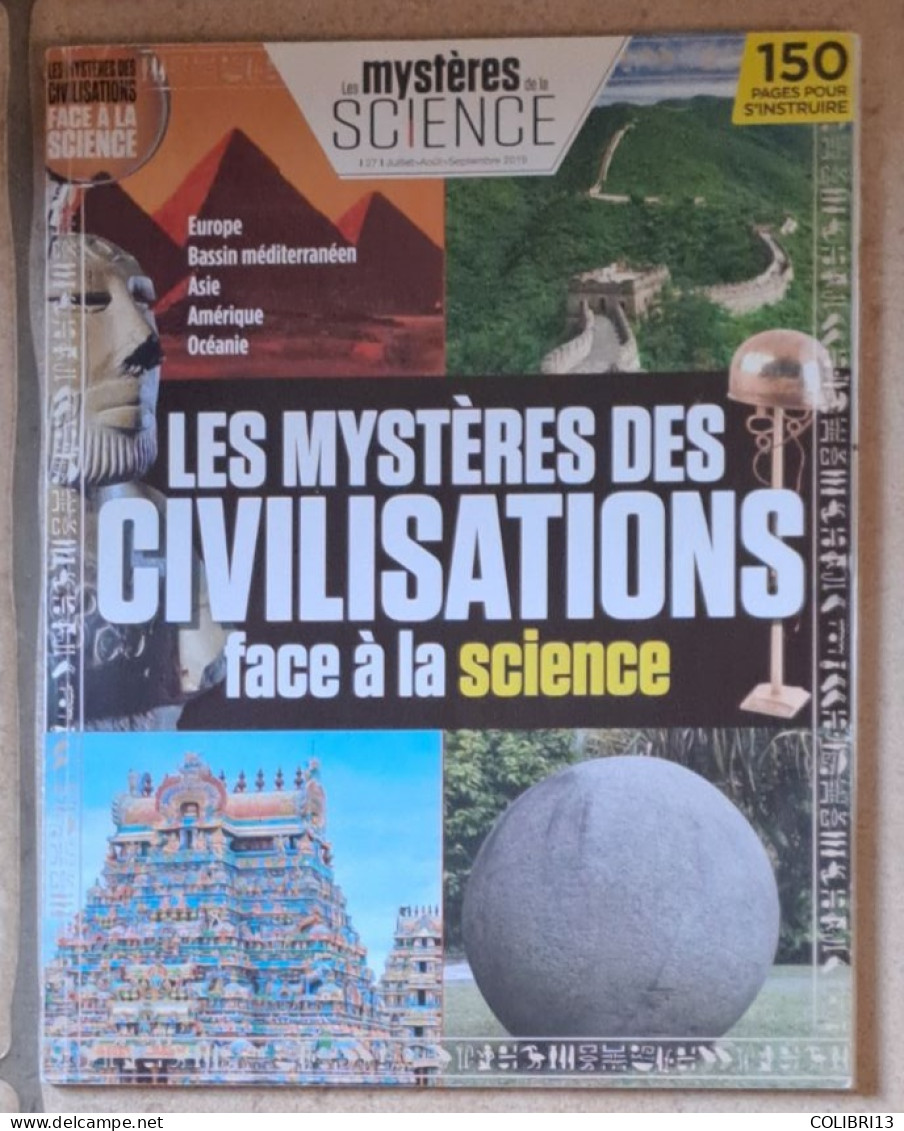 Les Mysteres De  La SCIENCE SEPT 2019  Les MYSTERES DES CIVISATIONS BOSRA STONEHENGE DIQUIS CARAL QIN MOAI ILES YAP GUAM - Wissenschaft