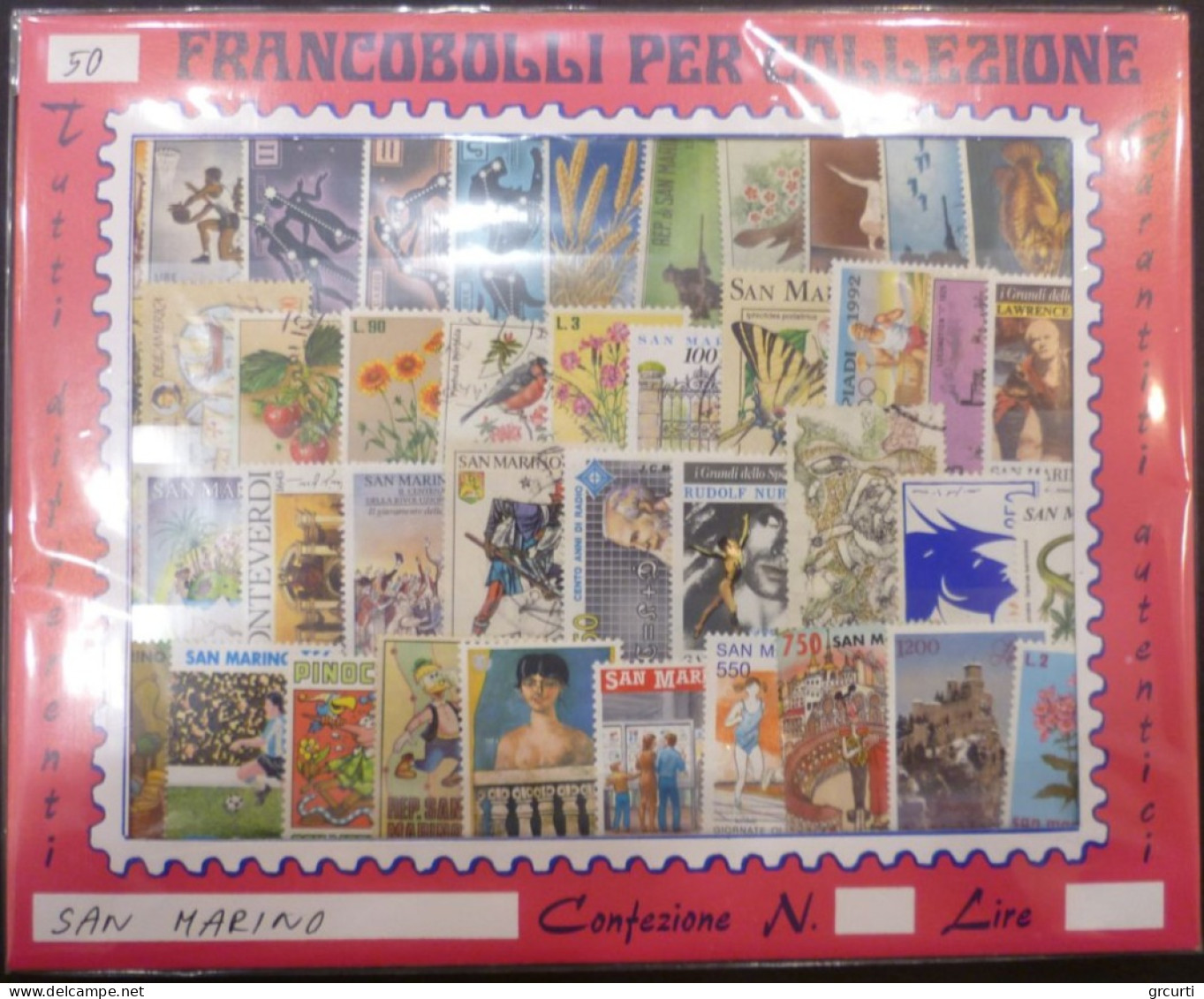 50 Francobolli San Marino Differenti - Lots & Kiloware (mixtures) - Max. 999 Stamps