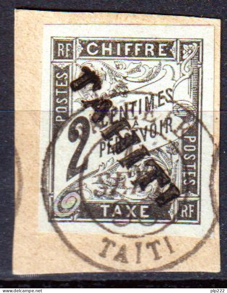 Tahiti 1893 Segnatasse Y.T.2 O/Used VF/F - Gebruikt