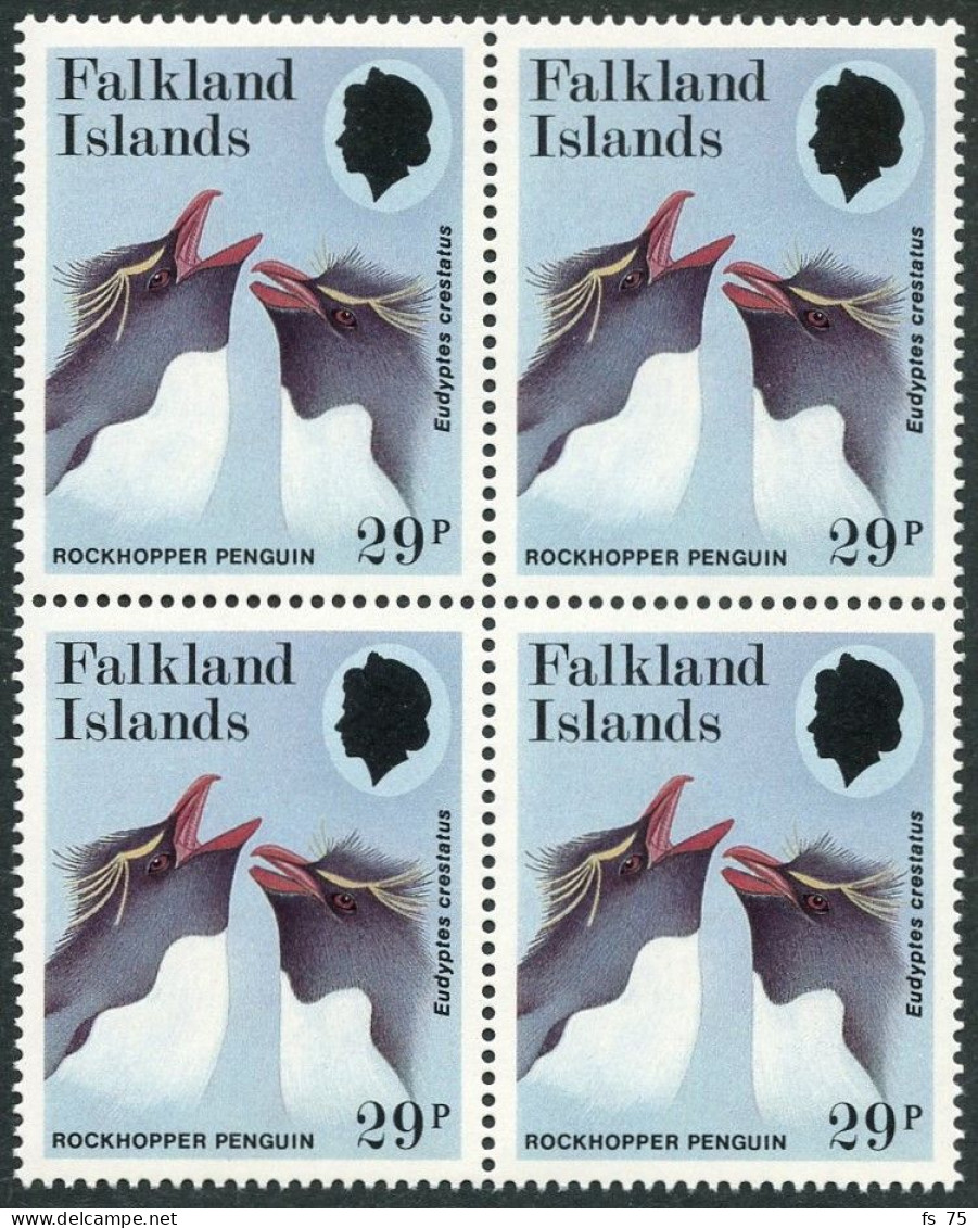 FALKLAND - YVERT 465 A 468 EN BLOC DE 4 - SANS CHARNIERE - Falklandinseln