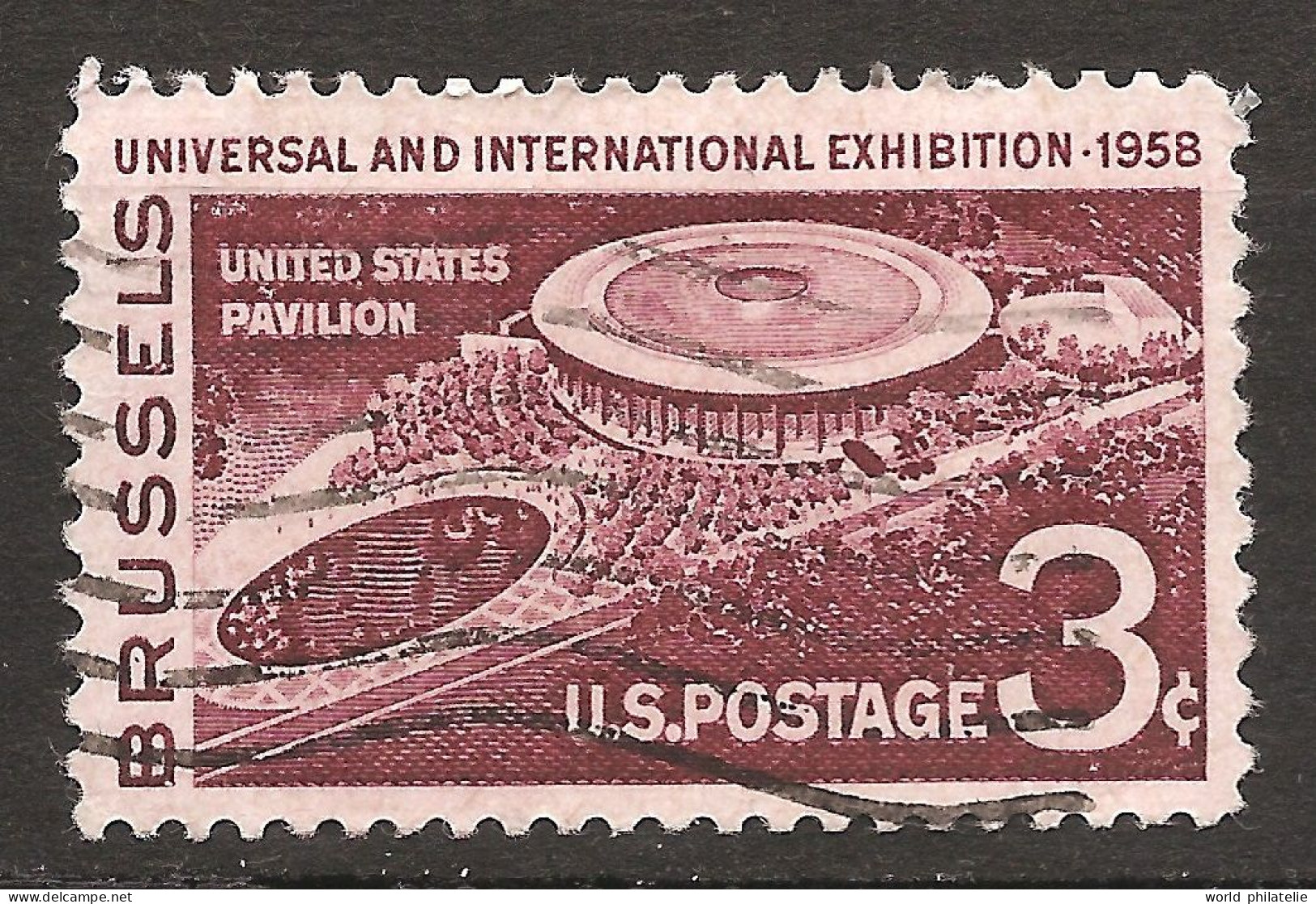 Etats-Unis D'Amérique USA 1958 N° 638 O Exposition Universelle, Bruxelles, Pavillon, Heysel, Orchestre, Disney, Cinéma - Usati