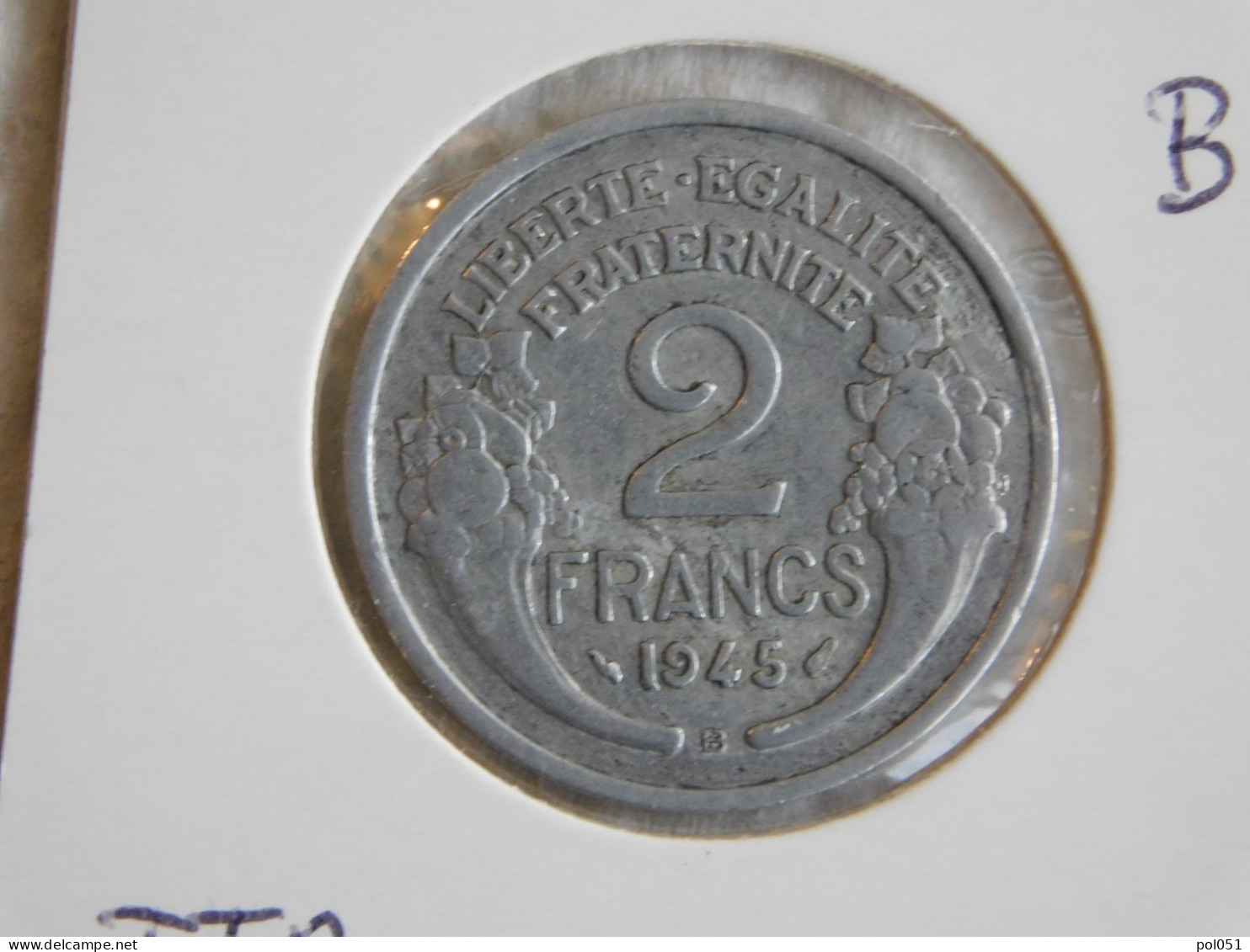 France 2 Francs 1945 B MORLON ALUMINIUM (814) - 2 Francs