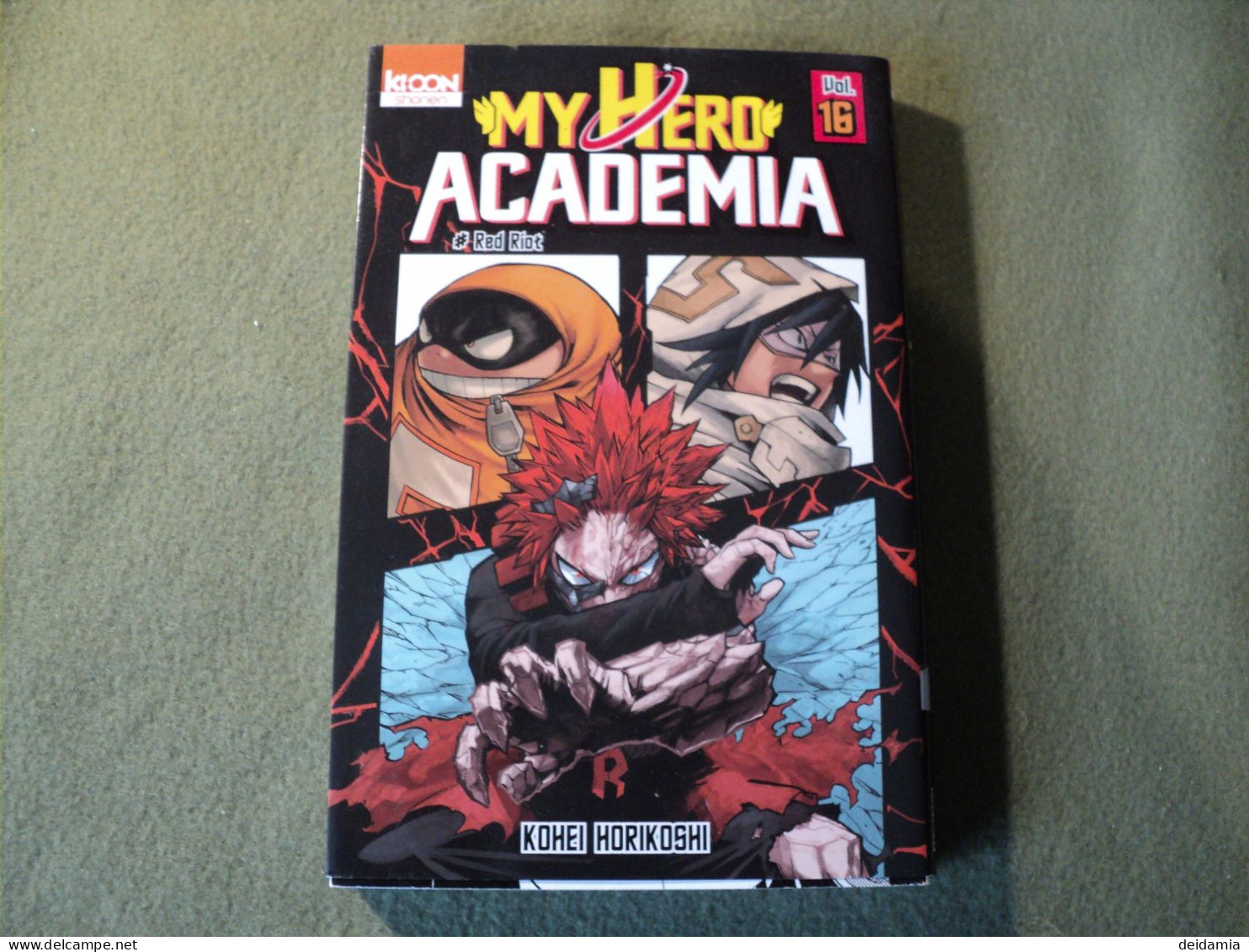 MY HERO ACADEMIA TOME 16. EO DE 2018. KOHEI HORIKOSHI. KI OON RED RIOT. - Mangas [french Edition]