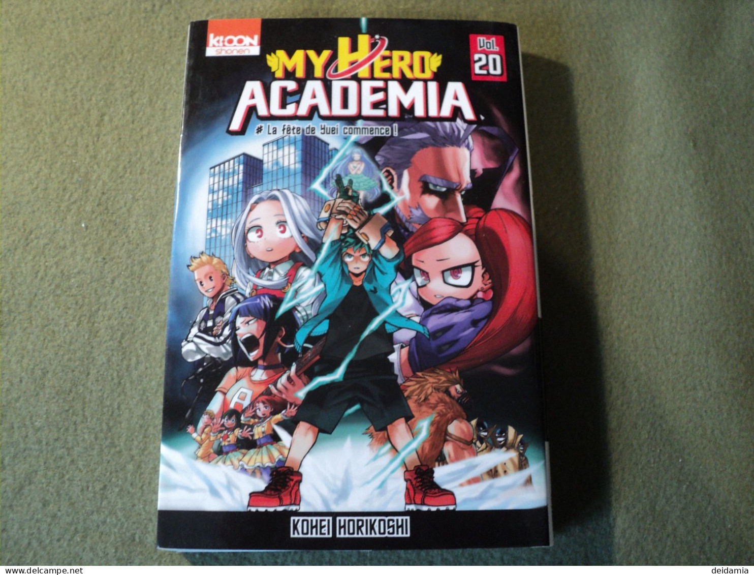 MY HERO ACADEMIA TOME 20. REEDITION DE 2020. KOHEI HORIKOSHI. KI OON LA FETE DE YUEI COMMENCE. - Mangas Versione Francese