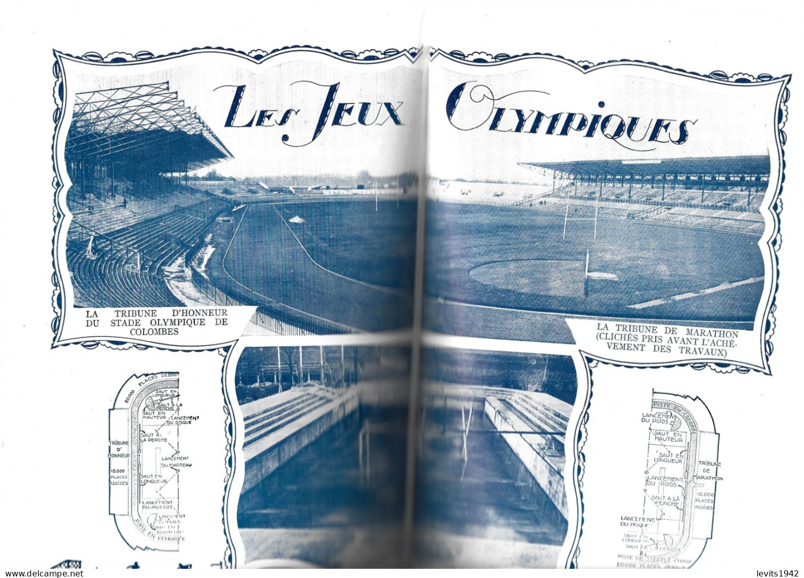 JEUX OLYMPIQUES 1924  - PARIS - REVUE - LECTURE POUR TOUS - AVRIL 1924 - - Autres & Non Classés