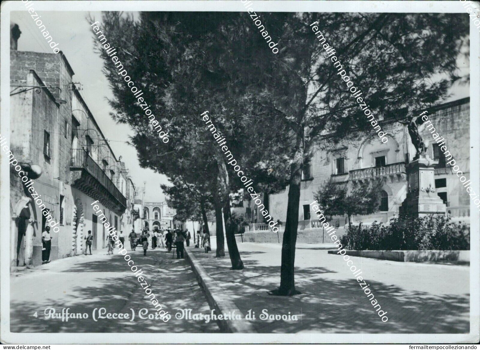 Ch38 Cartolina  Ruffano Corso Margherita Di Savoia Provincia Di Lecce Puglia - Lecce