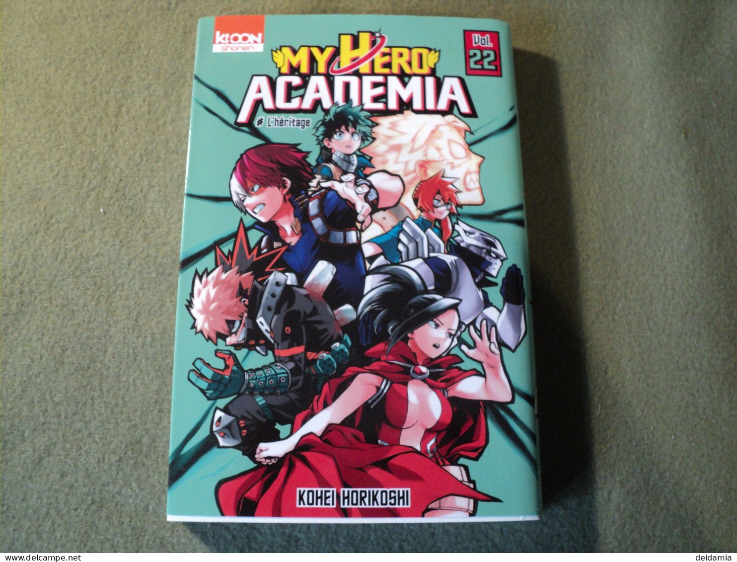 MY HERO ACADEMIA TOME 22. EO DE 2020. KOHEI HORIKOSHI. KI OON L HERITAGE. - Mangas (FR)