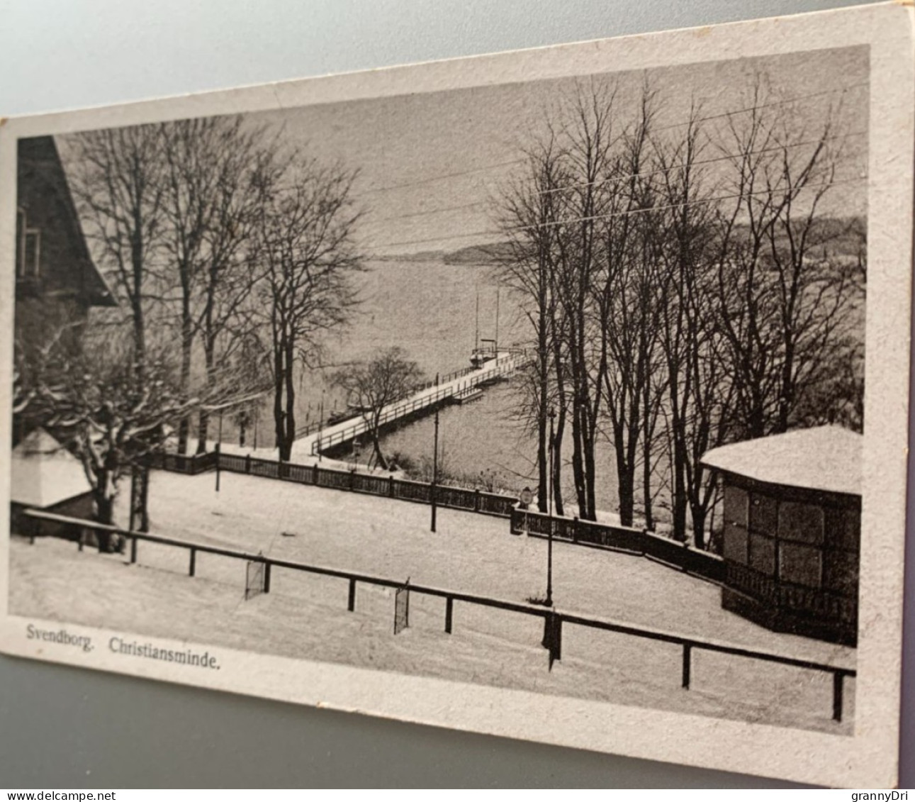 Dan Svendborg Christianmide Neige Sur Le Detroit Estacade Bateau -ed Kielberg 1384/40 - Dänemark