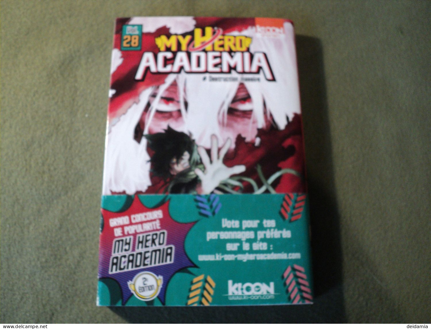 MY HERO ACADEMIA TOME 28. EO DE 2021. KOHEI HORIKOSHI. KI OON DESTRUCTION MASSIVE - Mangas [french Edition]