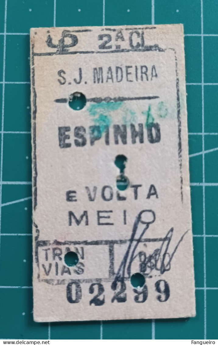 PORTUGAL TRAIN TICKET 02299 - Europa