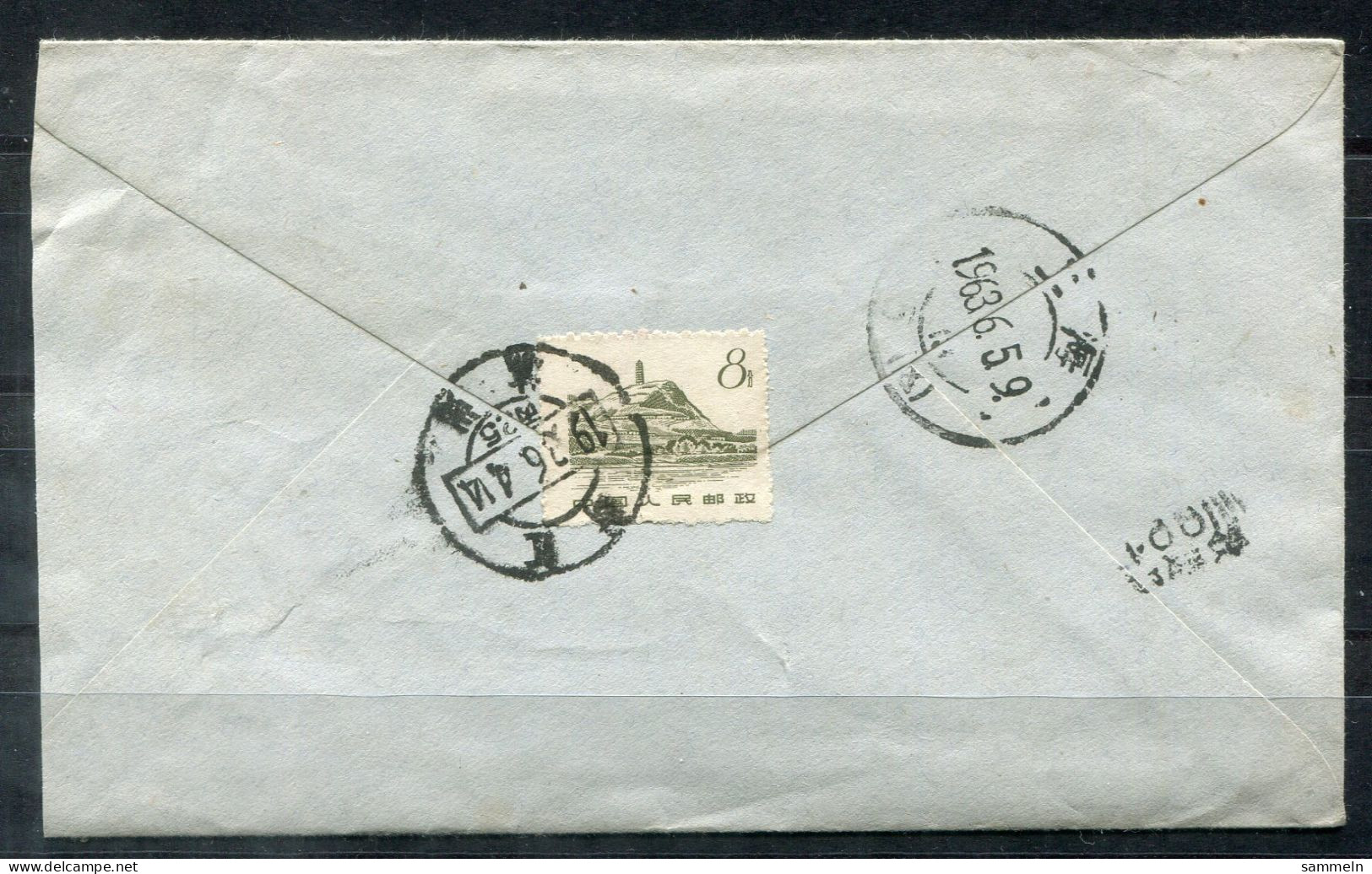 VR CHINA Bedarfsbrief Aus 1963 Mit Ank.-Stempel - PR CHINA / RP CHINE - Lettres & Documents