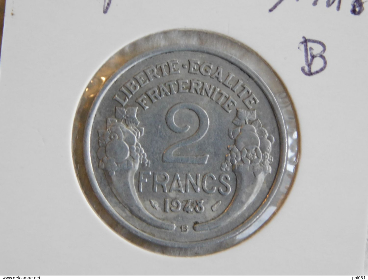 France 2 Francs 1948 B MORLON ALUMINIUM (821) - 2 Francs