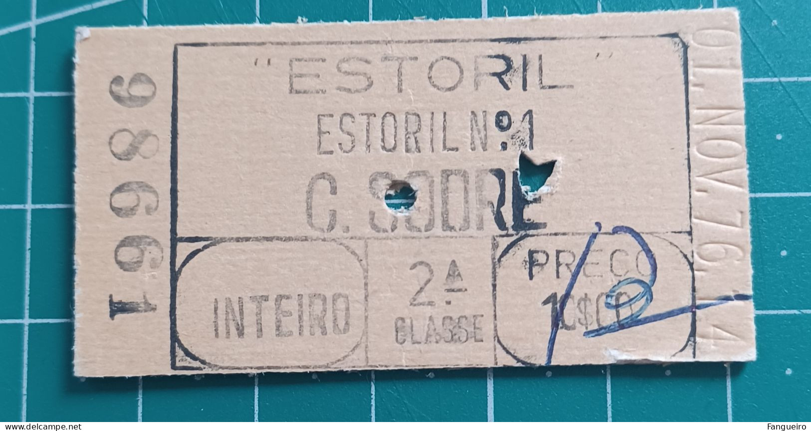 PORTUGAL TRAIN TICKET 98661 - Europa