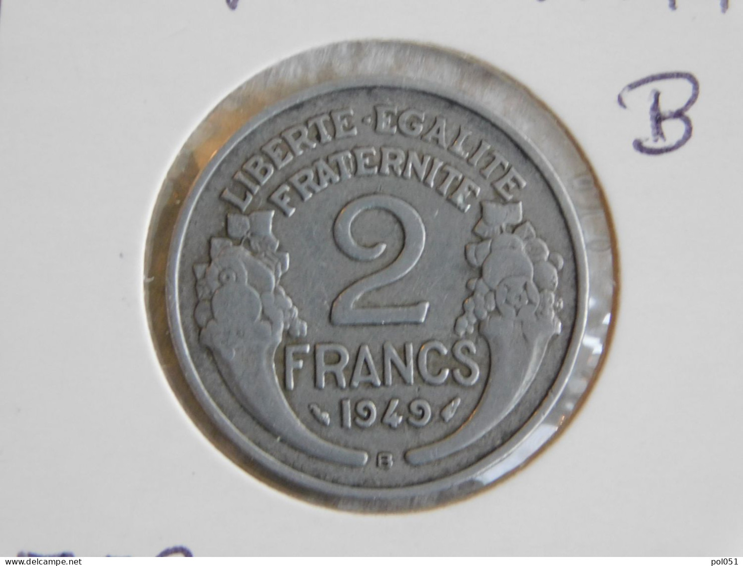 France 2 Francs 1949 B MORLON ALUMINIUM (823) - 2 Francs