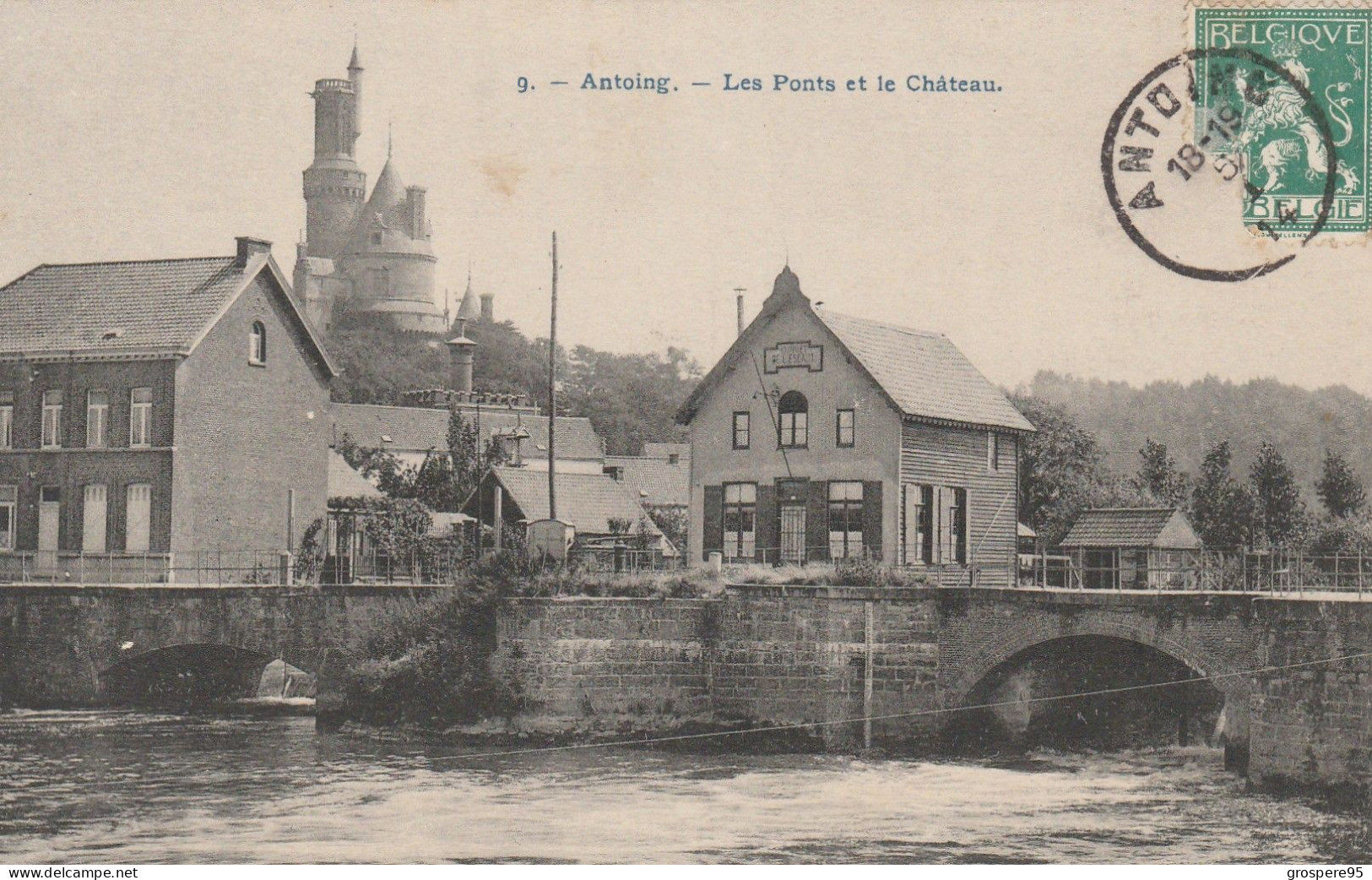 ANTOING LES PONTS ET LE CHATEAU 1914 - Antoing