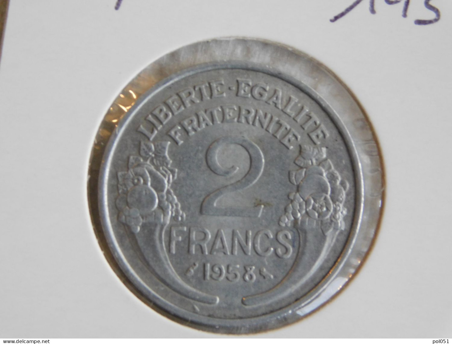 France 2 Francs 1958 MORLON ALUMINIUM (826) - 2 Francs