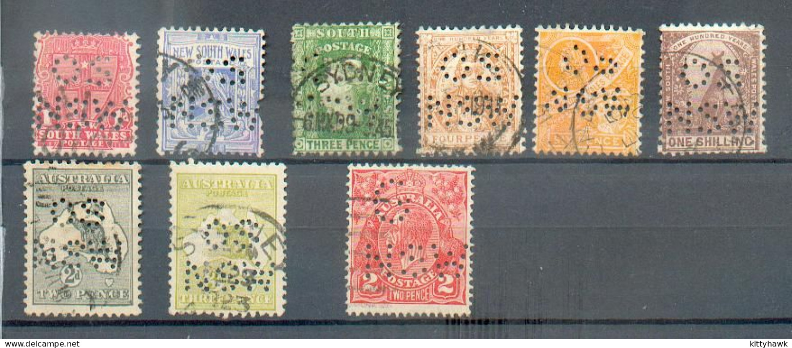 B 236 - N. S. W. - YT Serv 36-37-39-40-42-47 / 79 - 82 / 115 ° Obli - Used Stamps
