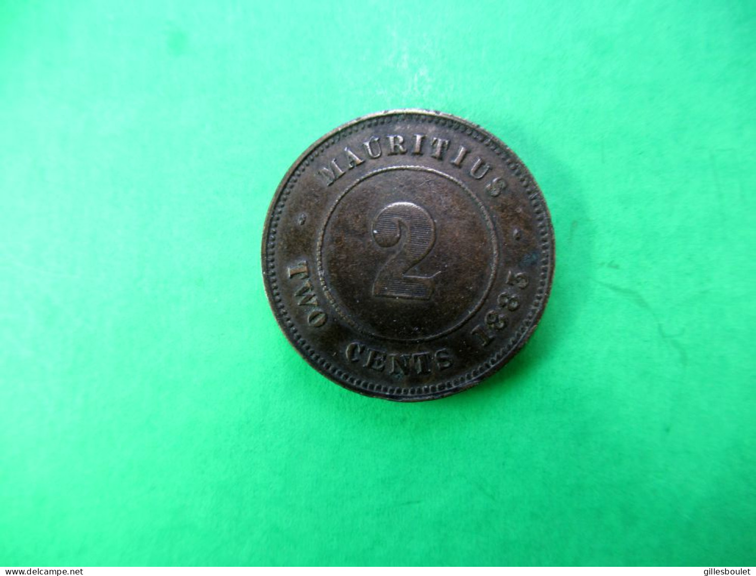 Maurice. Mauritius 2 Cents 1883. UNC. Superbe Et Rare Date. 75 Euros. - Maurice