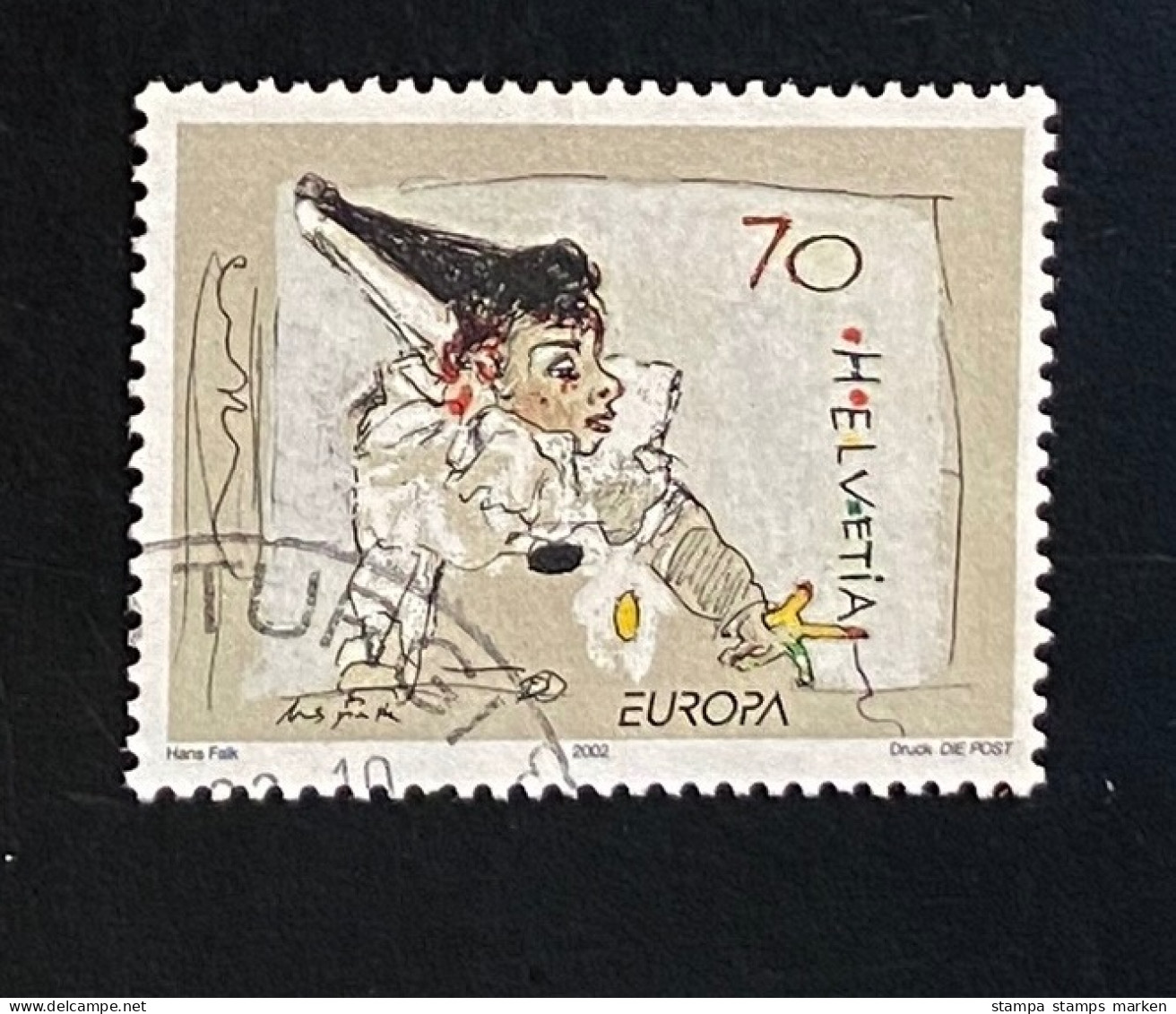 Schweiz 2002 Zirkus Clown Mi. 1794 Gestempelt/o - Usati