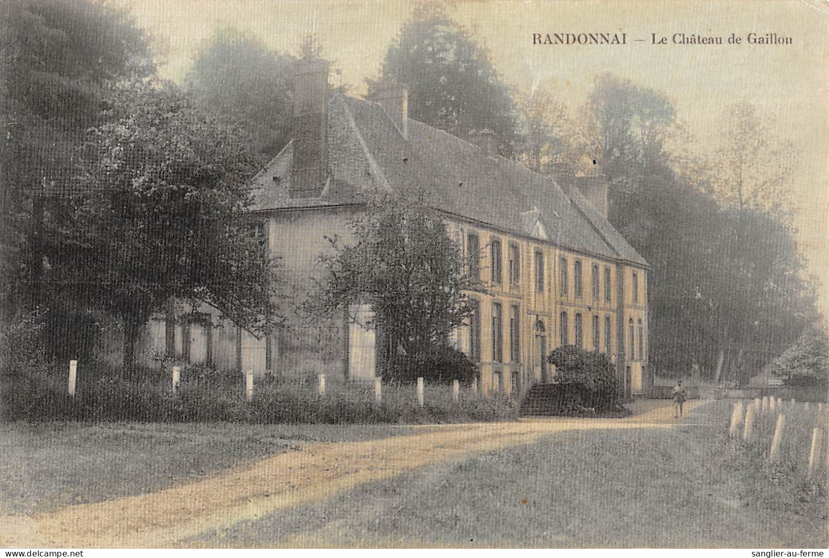 CPA 61 RANDONNAI / LE CHATEAU DE GAILLON / Cpa Toilée - Altri & Non Classificati