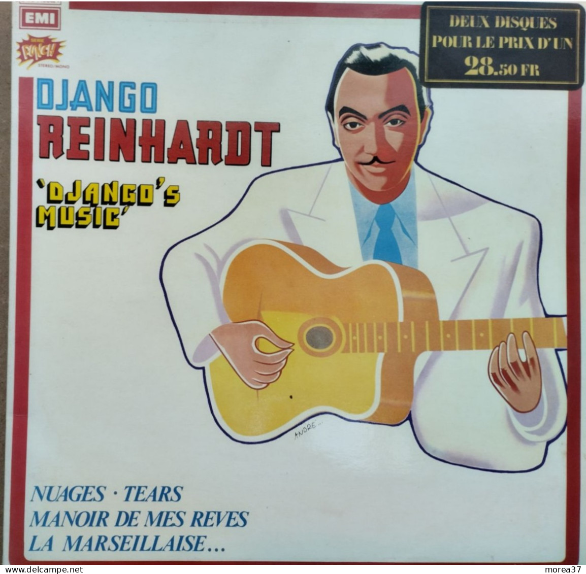 DJANGO REINHARDT  Dango's Music   Album Double   PATHE MARCONI C176-14933/4   (CM3) - Jazz