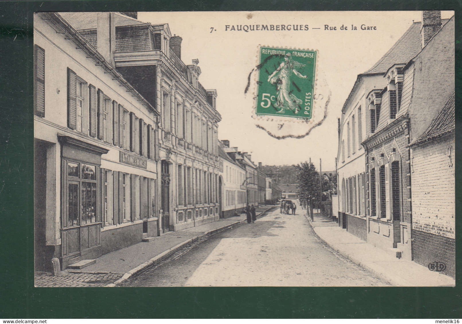 CP - 62 - Fauquembergues - Rue De La Gare - Fauquembergues