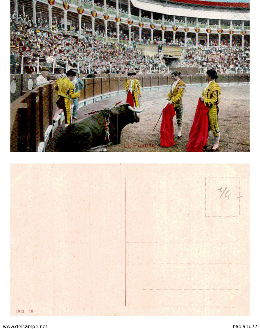 Tauromachie - Lot 3 Cartes - Quite De Caballo - Picanto - La Puntilla - Taureaux