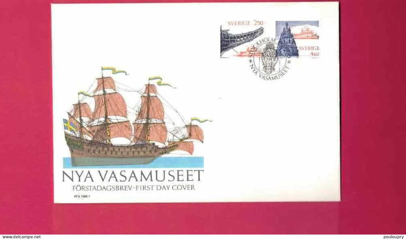 FDC De 1990 - Nya Vasamuseet - FDC