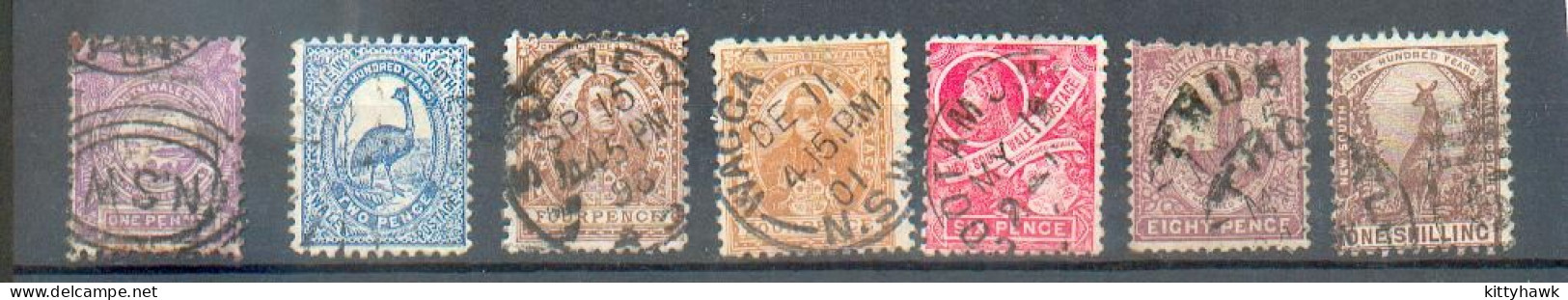 B 240 - N. S. W. - YT 59 à 61 - 61a - 62 - 63 - 64 ° Obli - Used Stamps