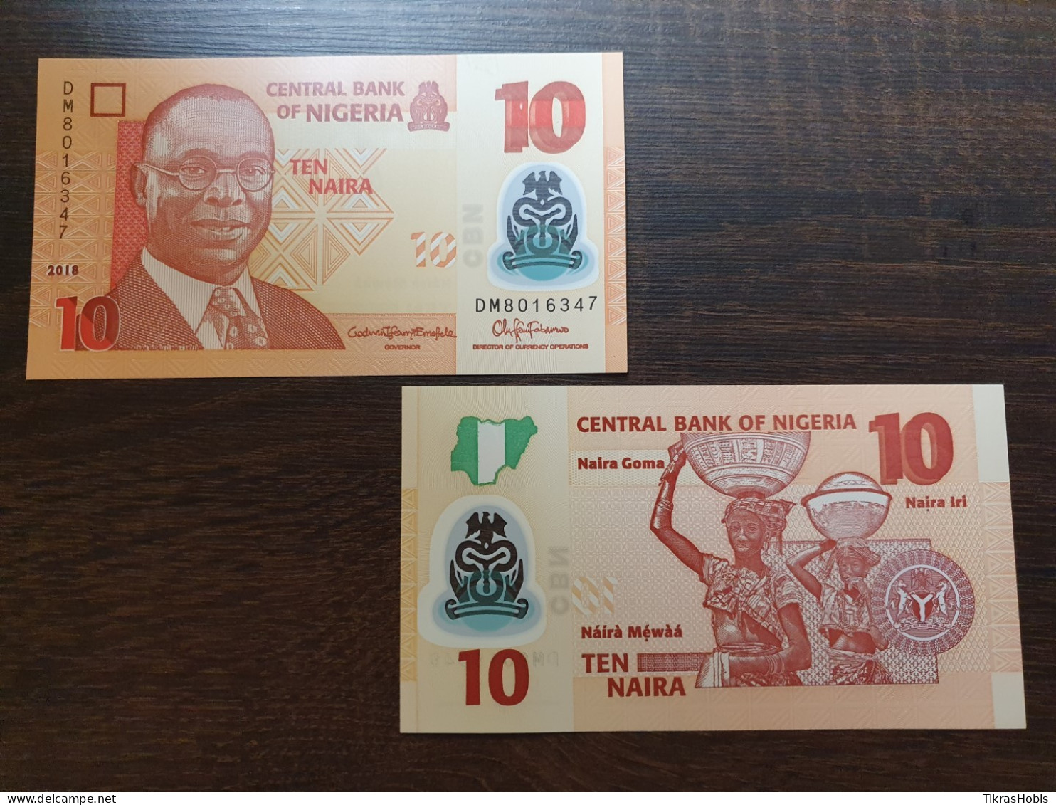 Nigeria 10 Naira, 2018 P-39I - Nigeria