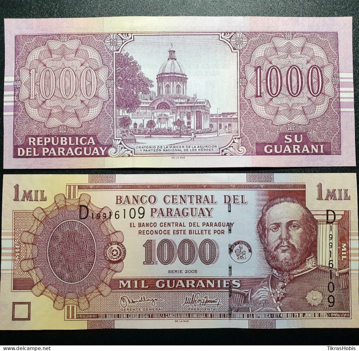 Paraguay 1000 Guaranies, 2005 P-222B - Paraguay