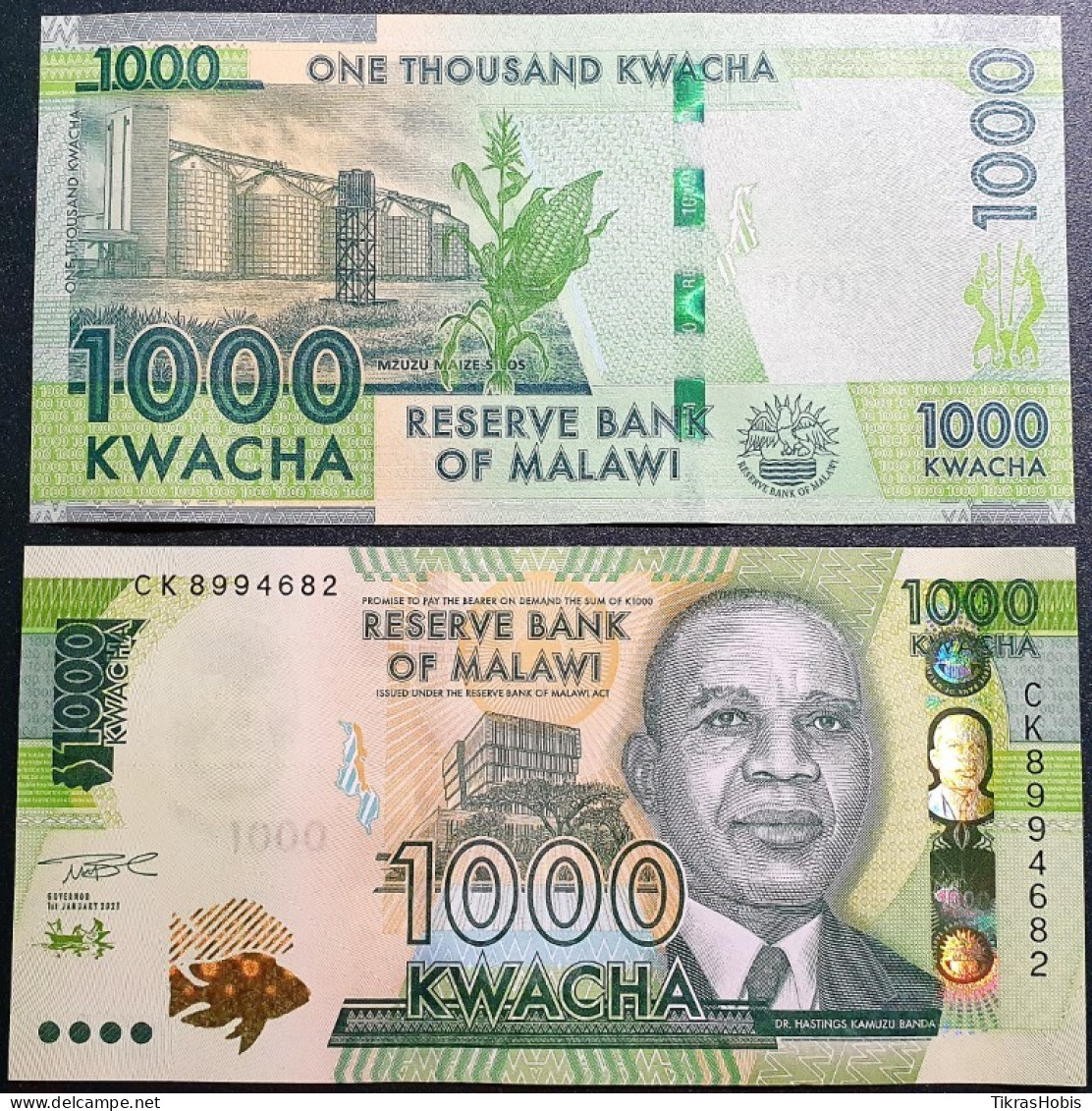 Malawi 1000 Quaches, 2021 P-67E - Malawi