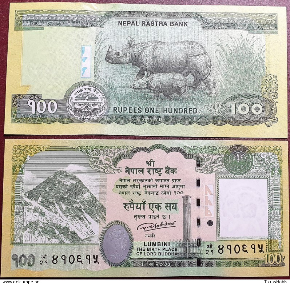 Nepal 100 Rupees, 2019 P-80B - Népal