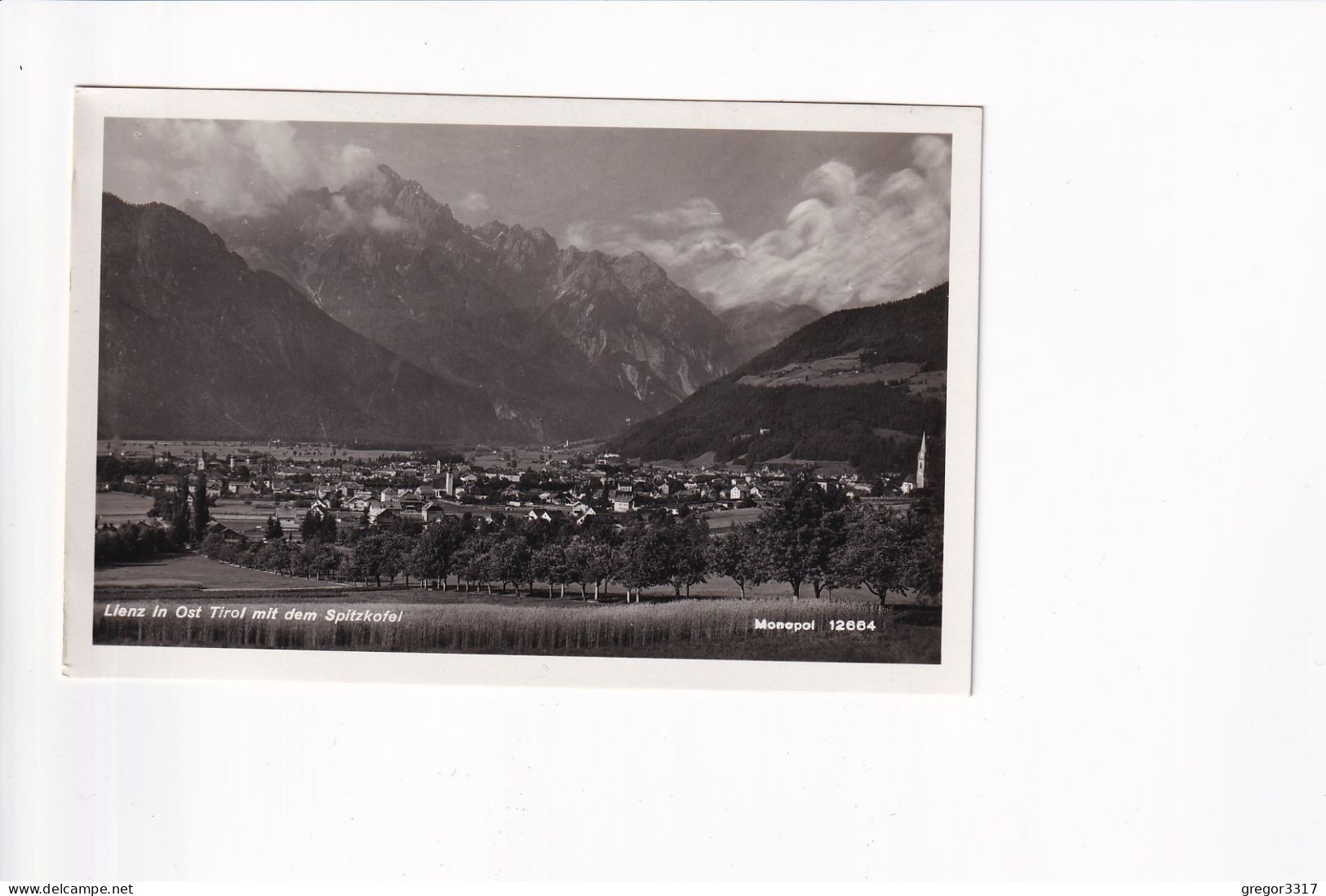 E5326) LIENZ In Osttirol Mit Dem Spitzkofel ALT !! - Lienz