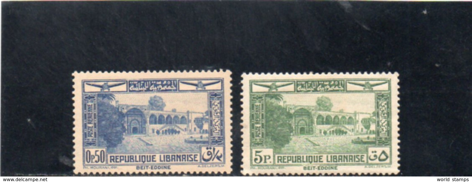 GRAND LIBAN 1937-40 * - Airmail