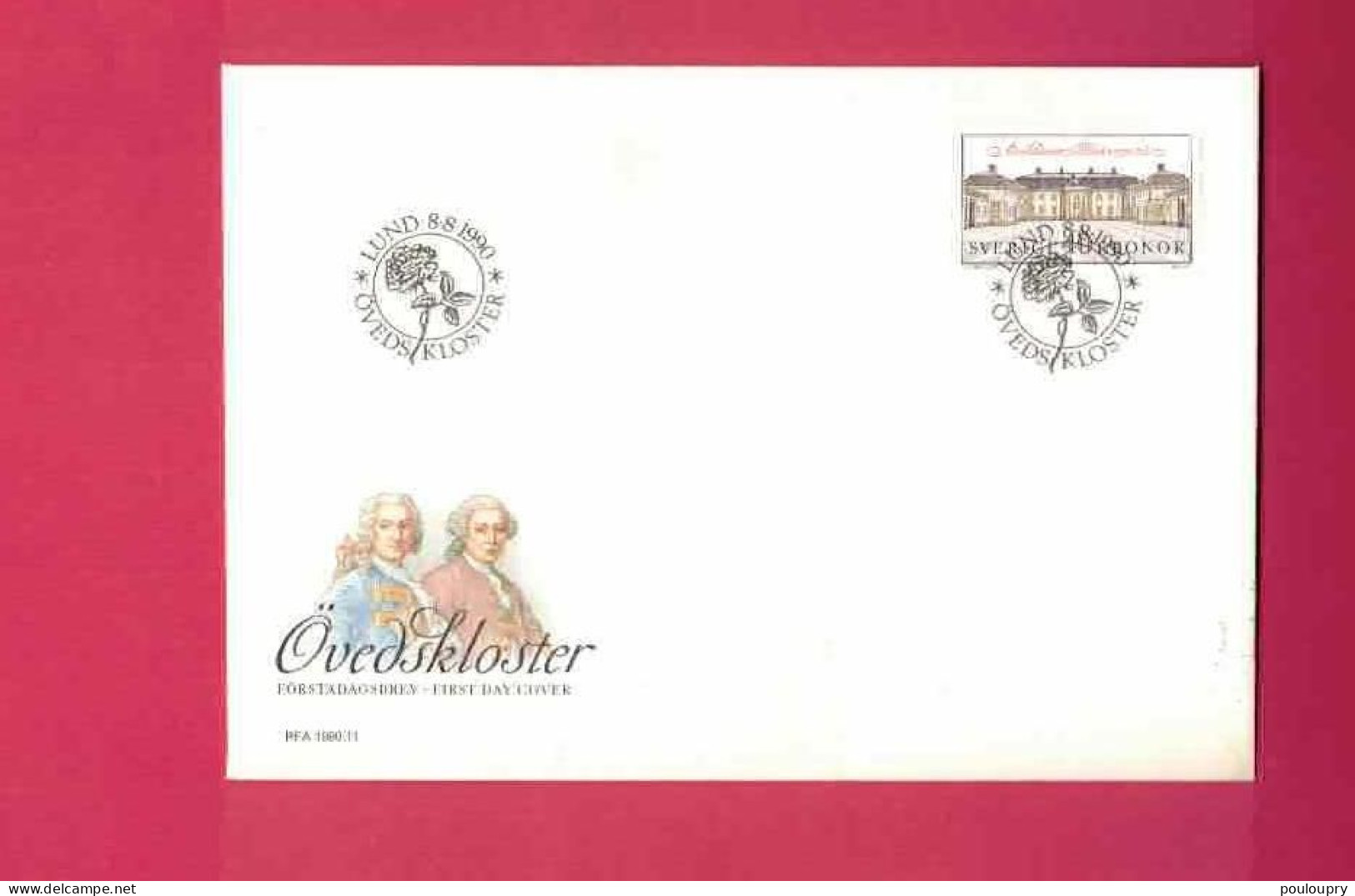 FDC De 1990 - Ovedskloster - FDC