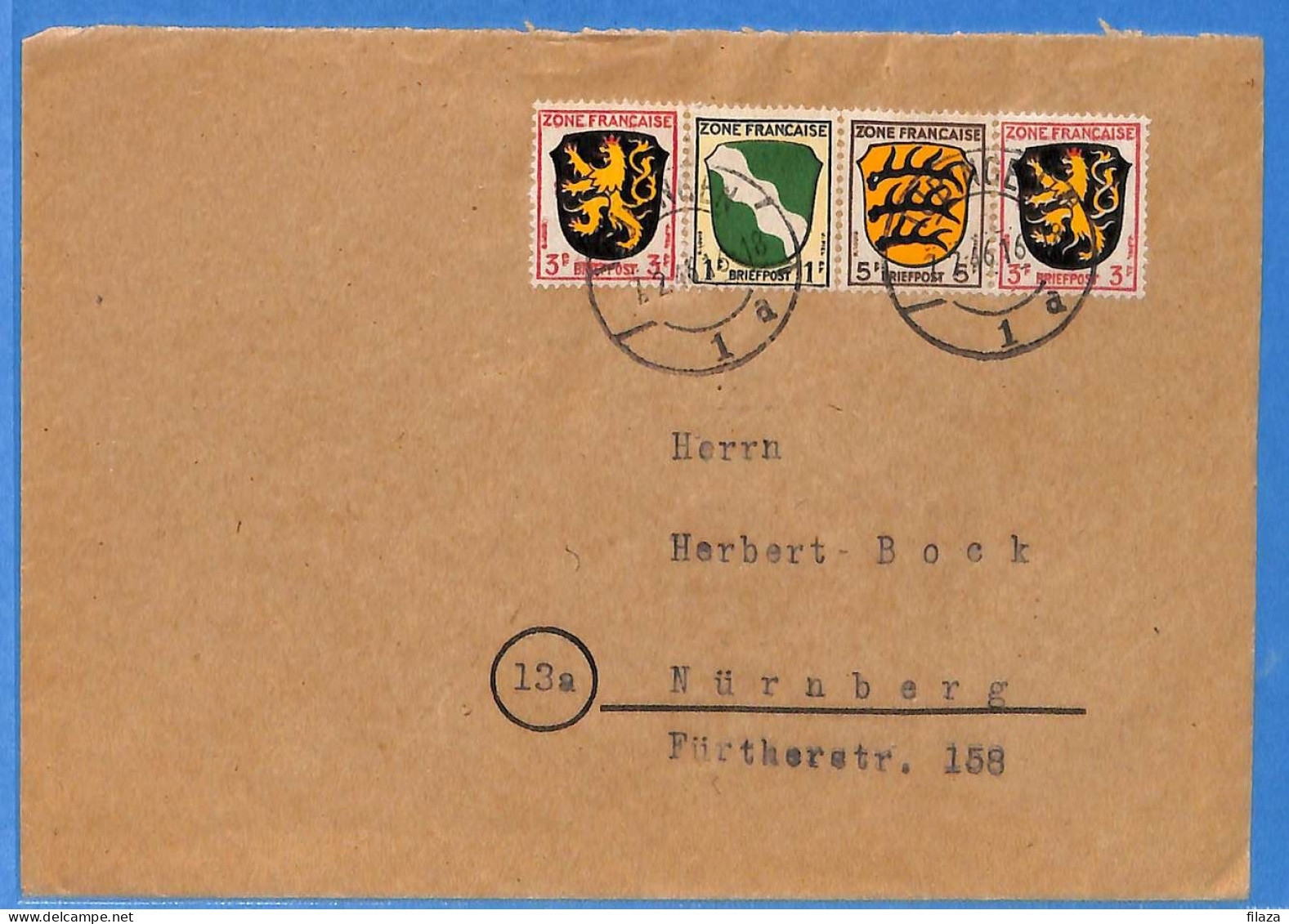 Allemagne Zone Française 1946 - Lettre De Tubingen - G30176 - Autres & Non Classés