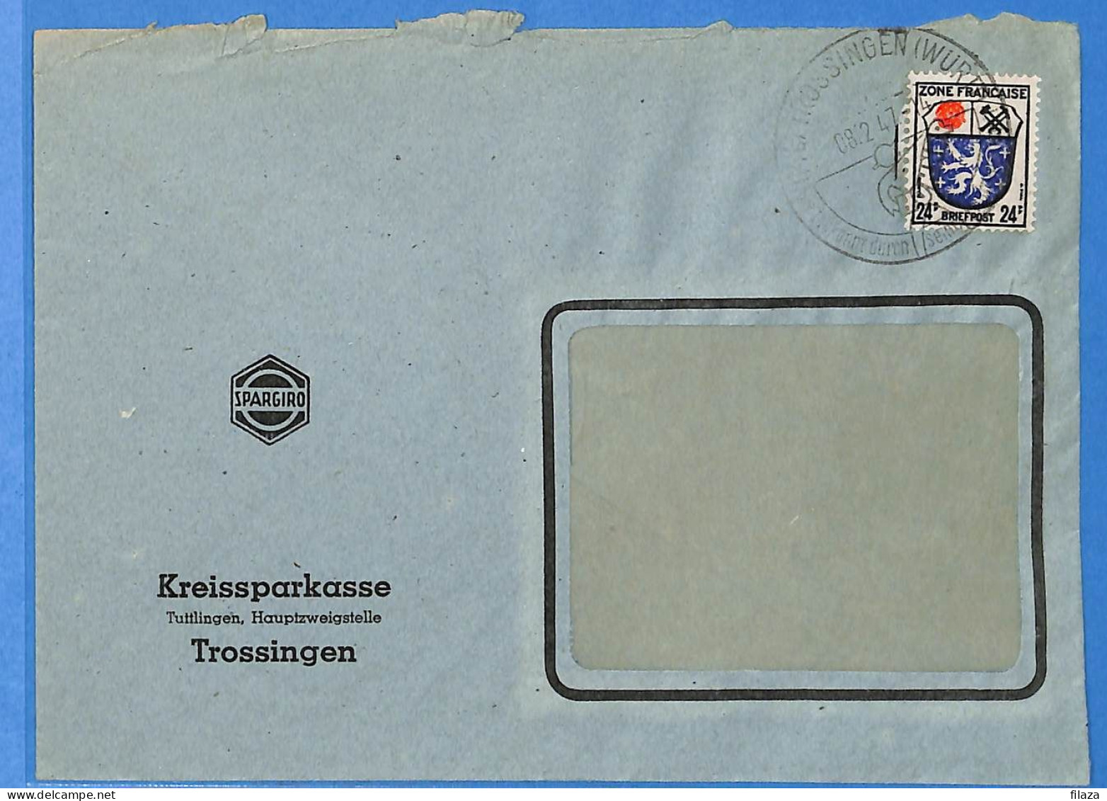 Allemagne Zone Française 1947 - Lettre De Trossingen - G30134 - Autres & Non Classés