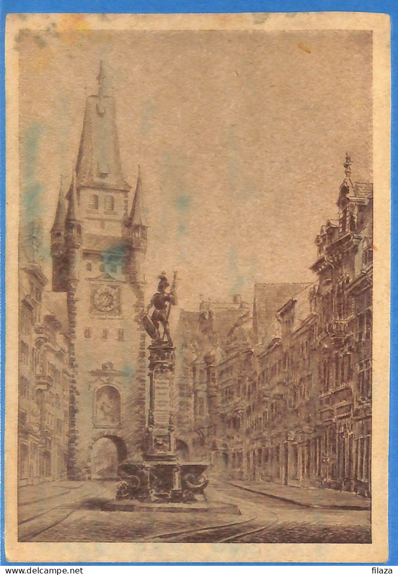 Allemagne Zone Française 1948 - Carte Postale De Freiburg - G30123 - Otros & Sin Clasificación