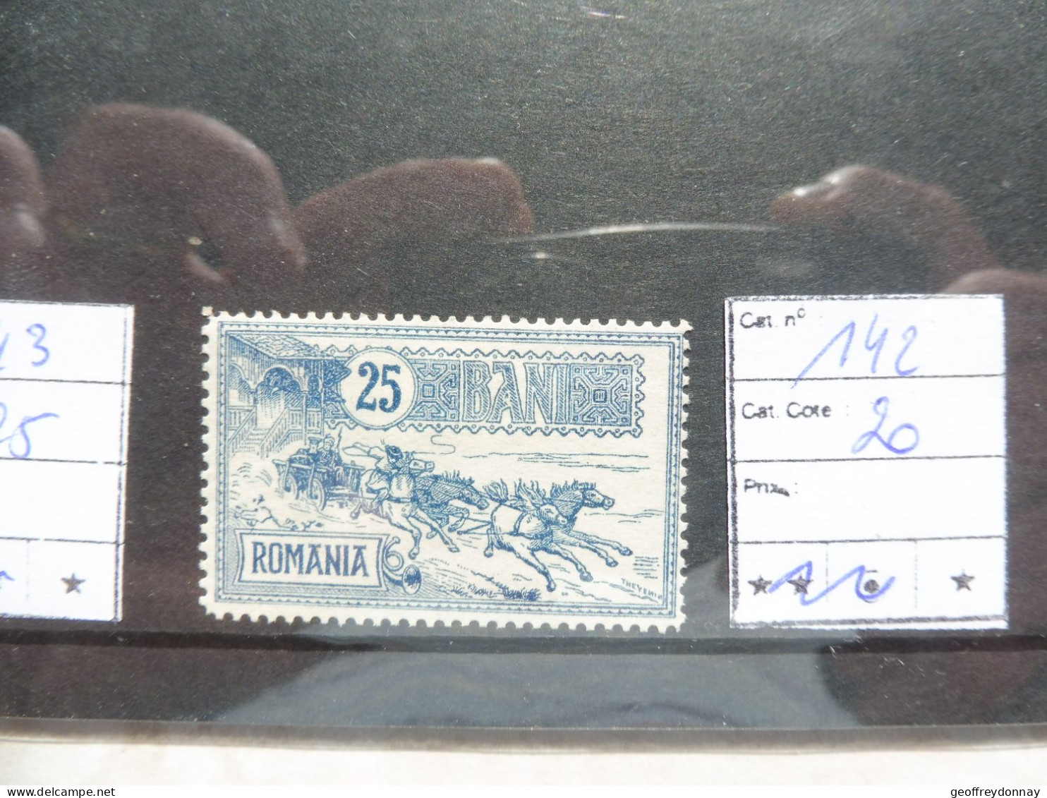 Roumanie Romana Romania 142 Mh Plakken Charniere Neuf * Perfect Parfait - Used Stamps