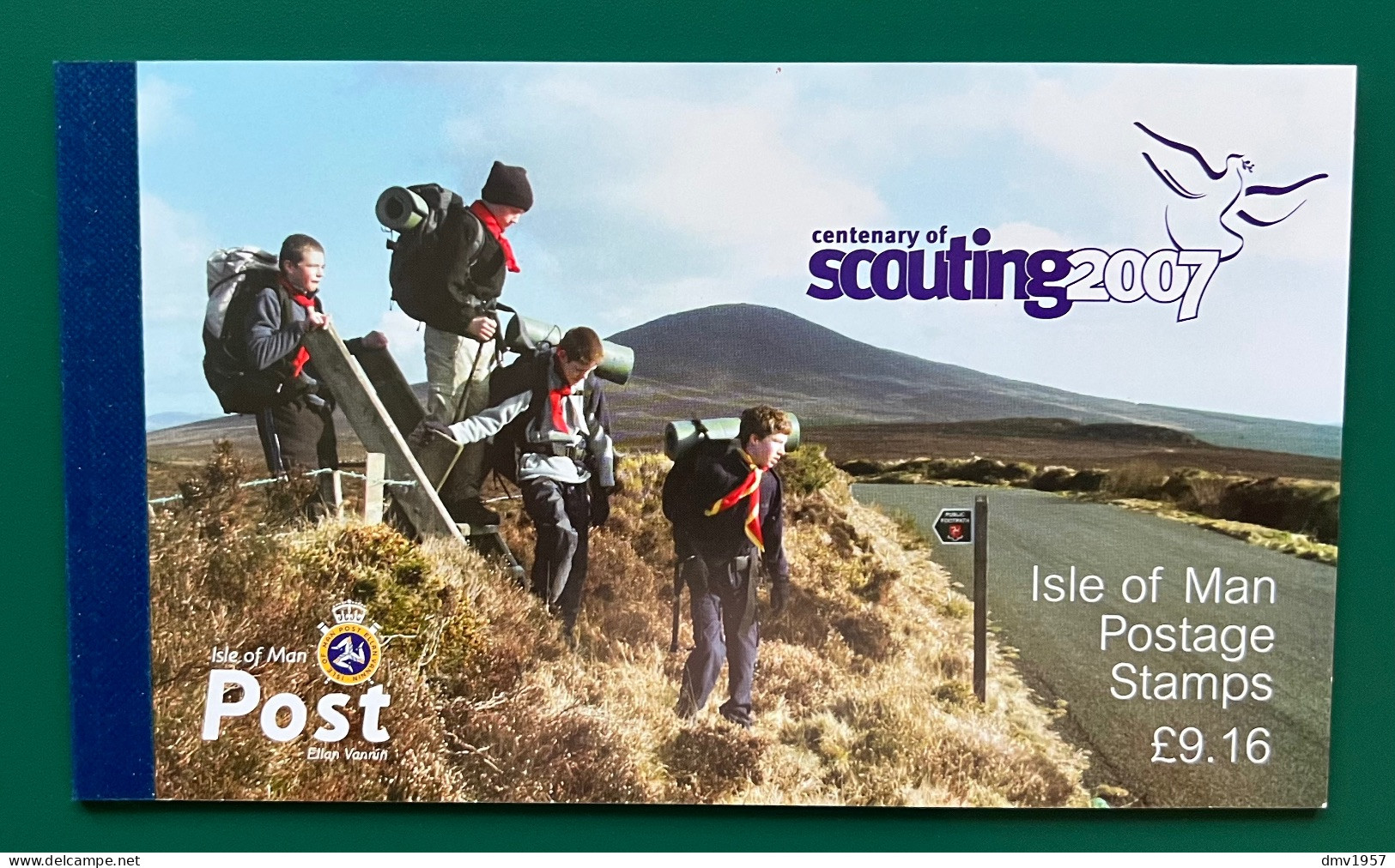 Isle Of Man 2007 MNH Centenary Of Scouting SB66 Booklet - Isla De Man
