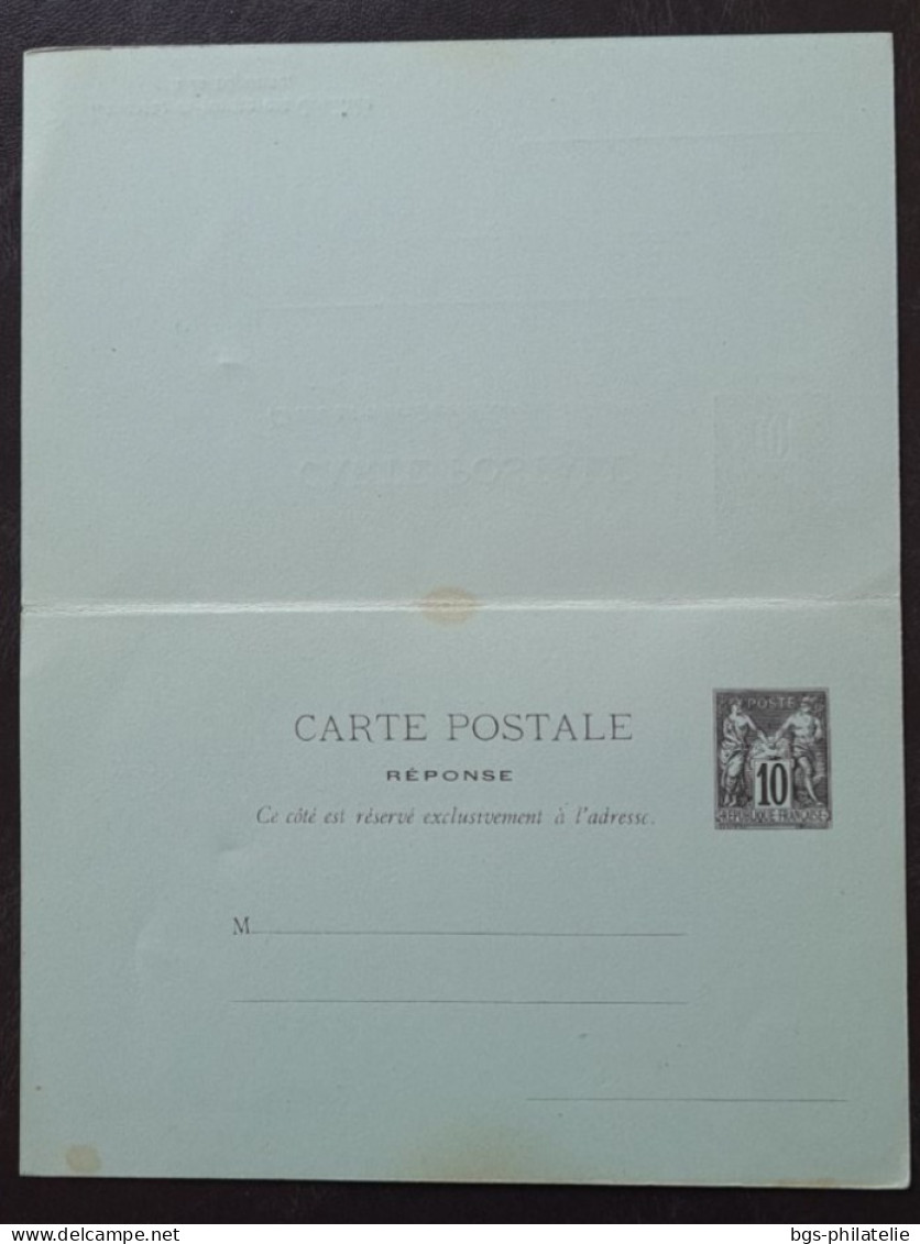 France,  Entier Postal Carte Réponse 89CPRP1 Neuf. - Listos A Ser Enviados: Respuesta