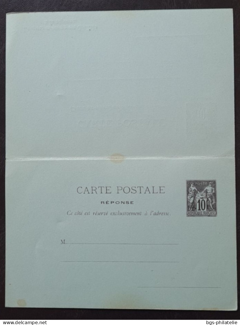 France,  Entier Postal Carte Réponse 89CPRP1 Neuf. - PAP: Antwoord