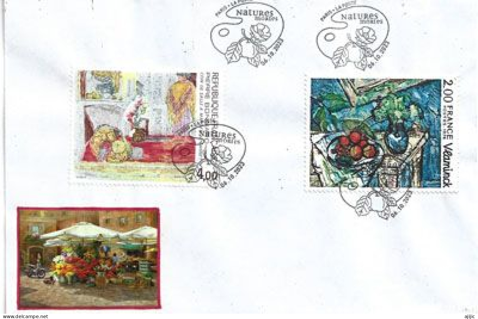 Maurice De Vlaminck.  Peintre & Graveur  (Nature Morte) FDC France - Gravures