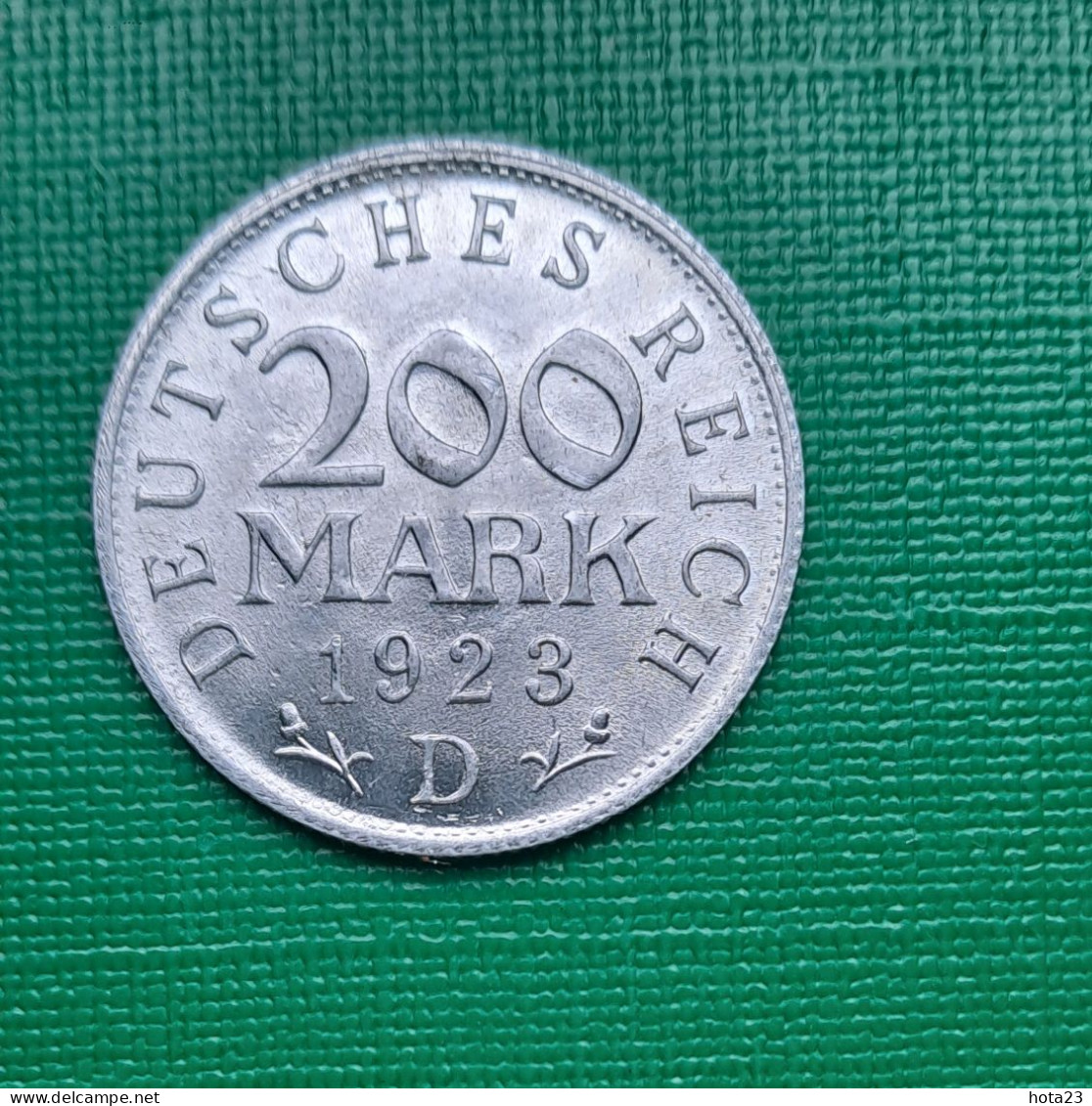 DEUTSCHES REICH 200 MARK 1923 D KM# 35 - 200 & 500 Mark