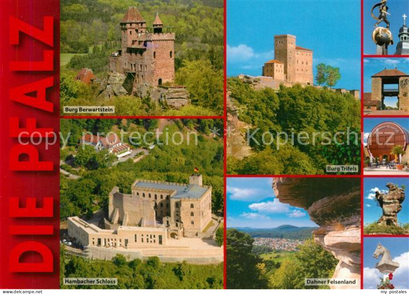 73233961 Dahn Burg Trifels Berwartstein Hambacher Schloss Dahner Felsenland Dahn - Dahn