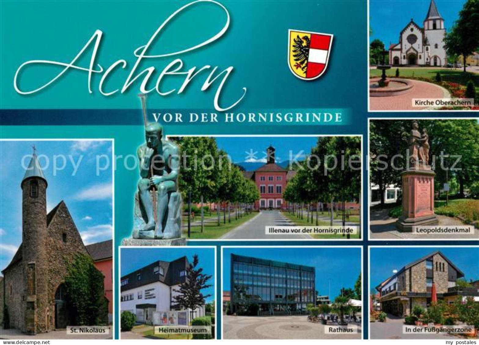 73233931 Achern Baden Sankt Nikolaus Heimatmuseum Rathaus Fussgaengerzone Leopol - Achern