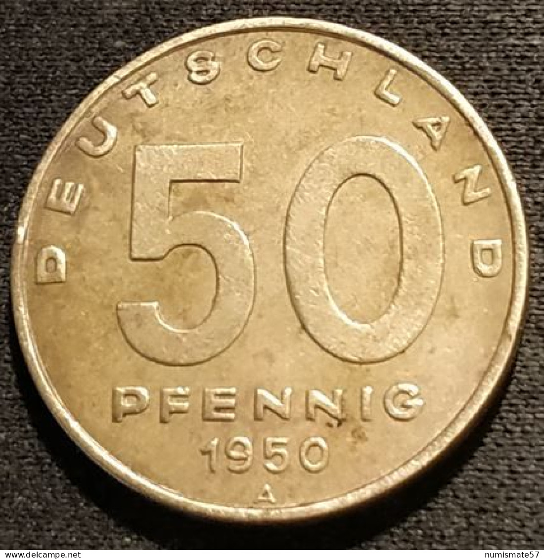 RDA - ALLEMAGNE - GERMANY - 50 PFENNIG 1950 A - KM 4 - 50 Pfennig